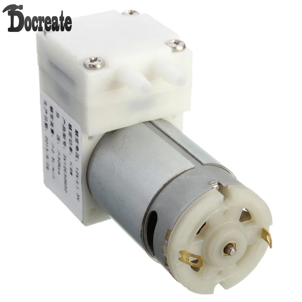 DC 12V 50 KPa микро вакуумный насос, насос для откачки воздуха, насос для отбора проб воздуха