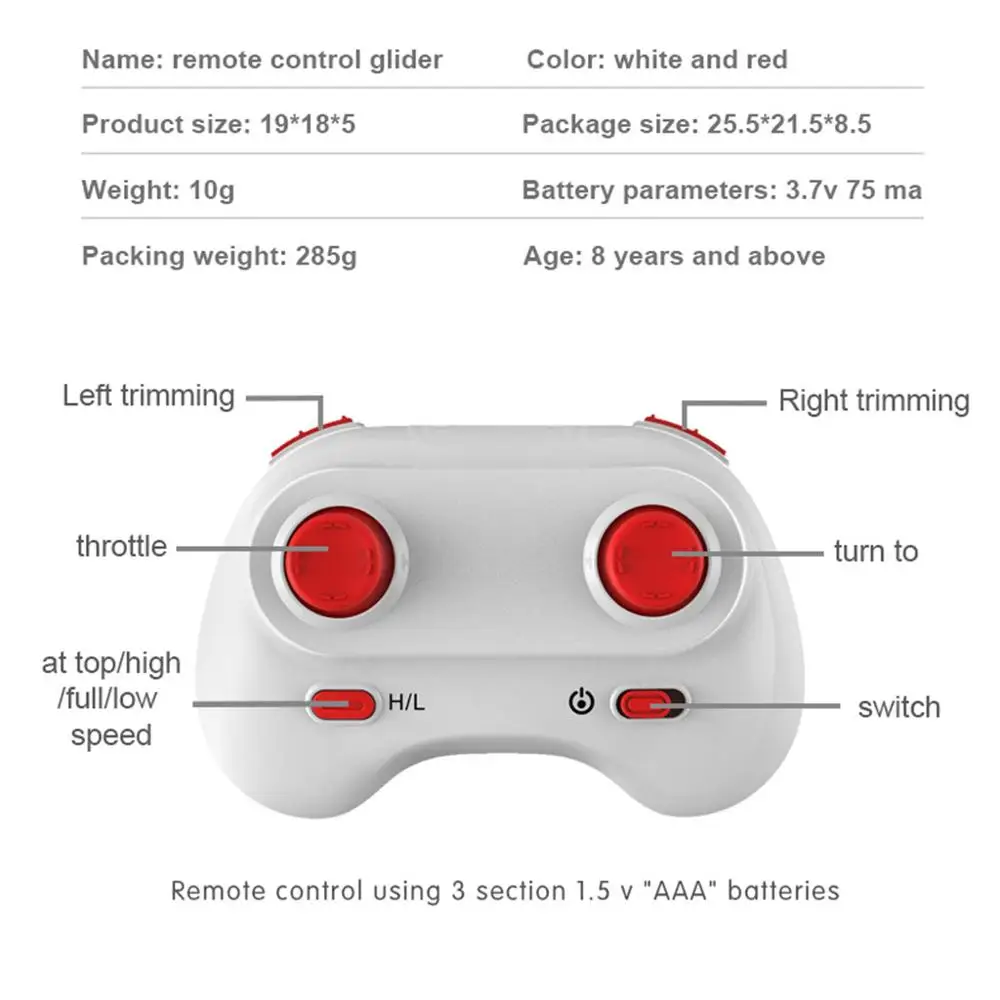 Новый 2 4 Ghz 2CH EPP Мини Крытый RC планер самолет Builtin Gyro RTF хорошая гибкость сильное