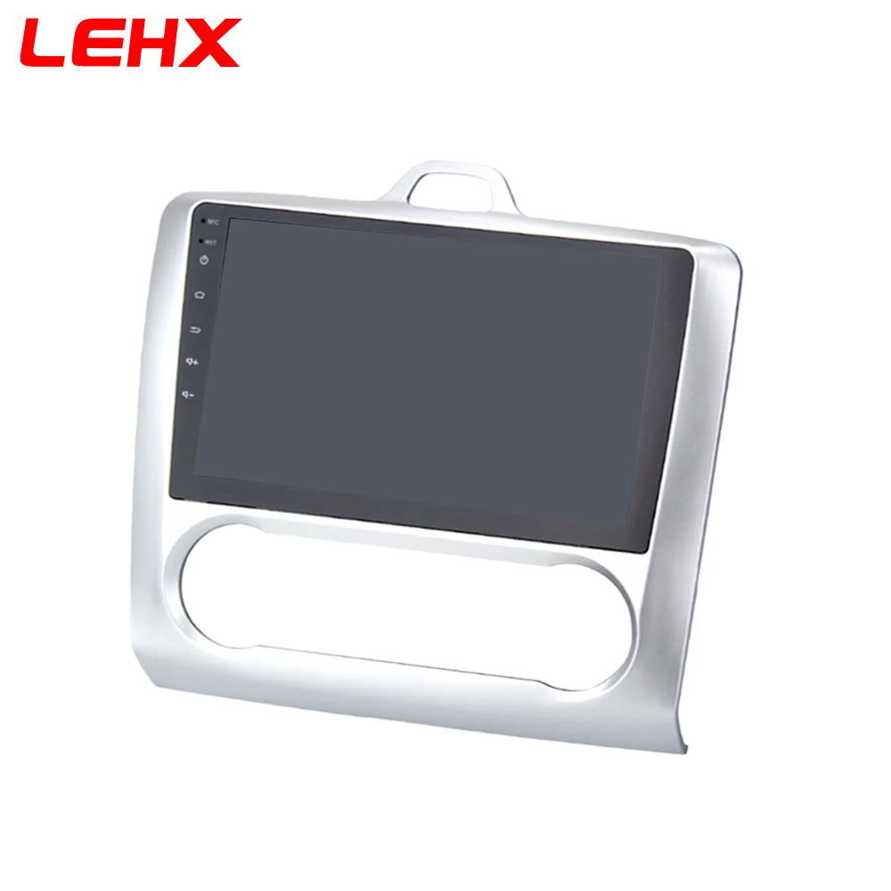 LEHX 2 DIN 9 дюймов Android 8,1 автомобильный мультимедийный плеер с сенсорным экраном четырехъядерный автомобильный радиоприемник для 2004 2005 2006-2011 Ford Focus Exi AT