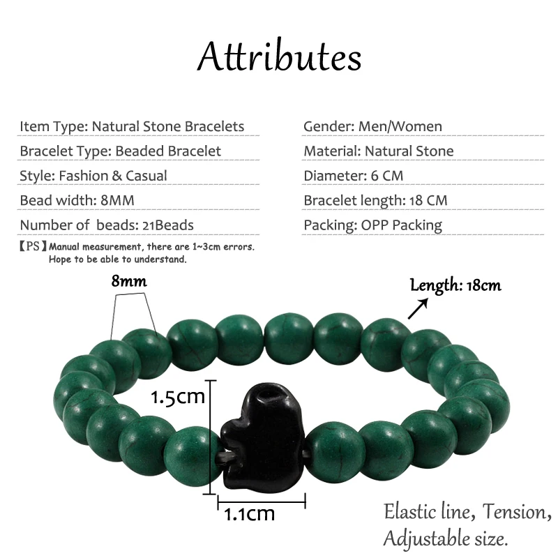 Браслеты Будды для мужчин и женщин модные браслеты с животными слонами молитв