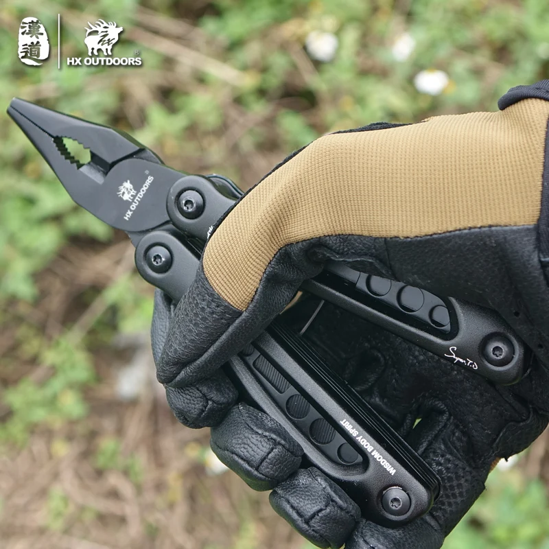 HX на открытом воздухе portable13 в 1 Multi Щипцы для наращивания волос Инструменты Черный