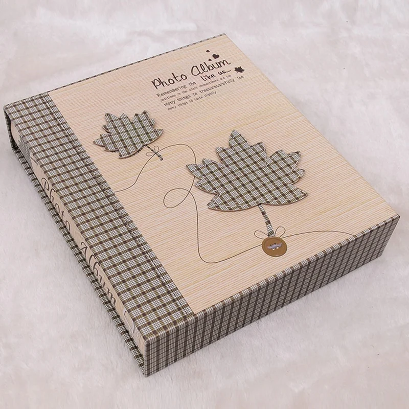 Большой 6-дюймовый 4d-фотоальбом для скрапбукинга с интерстиляцией 200 | Дом и сад