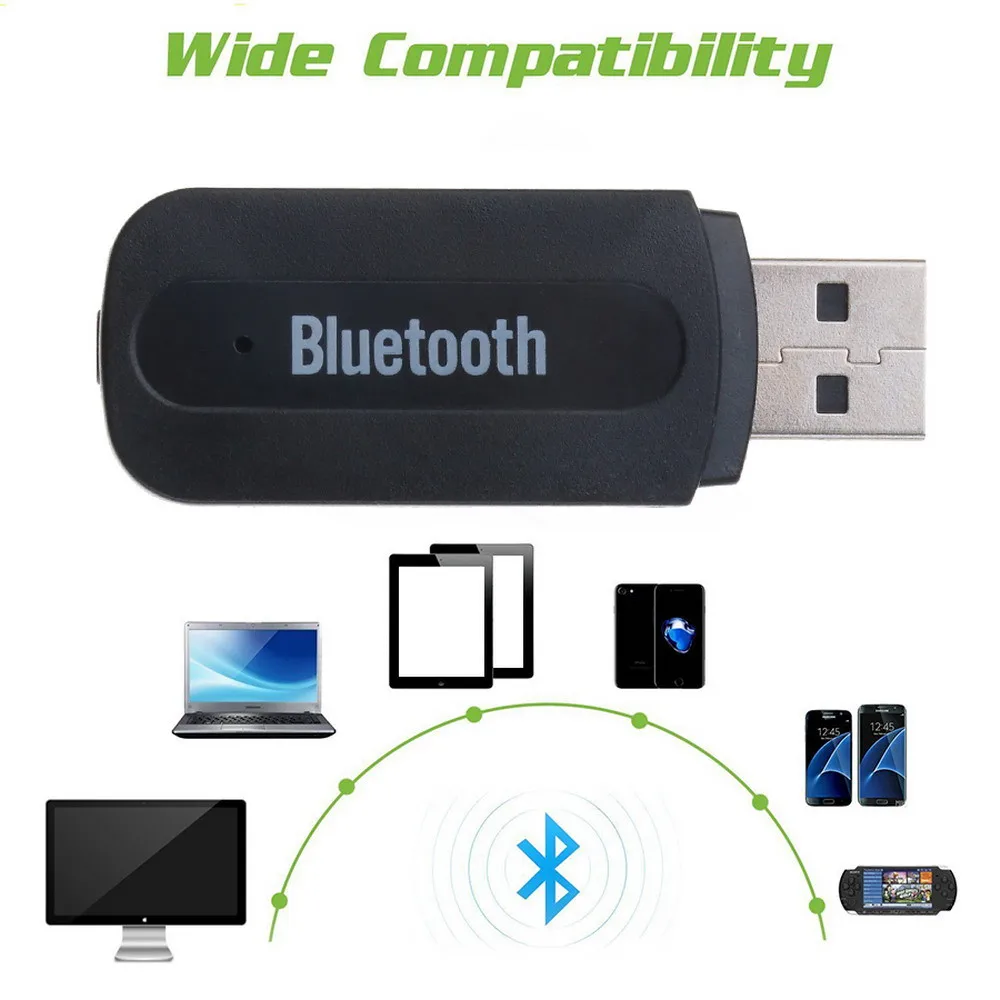 Стерео аудио USB bluetooth-ресивер Φ 3 5 мм разъем aux музыкальный ресивер для автомобиля