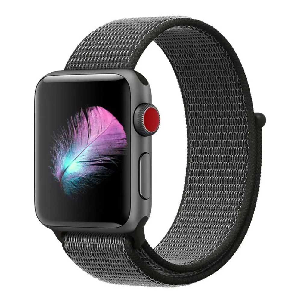 Светильник со светоотражающим браслетом, спортивный ремешок для Apple Watch, 44 мм, 42 мм, 40 мм, 38 мм, нейлоновый ремешок для iwatch, серия 5, 4, 3, 2, 1