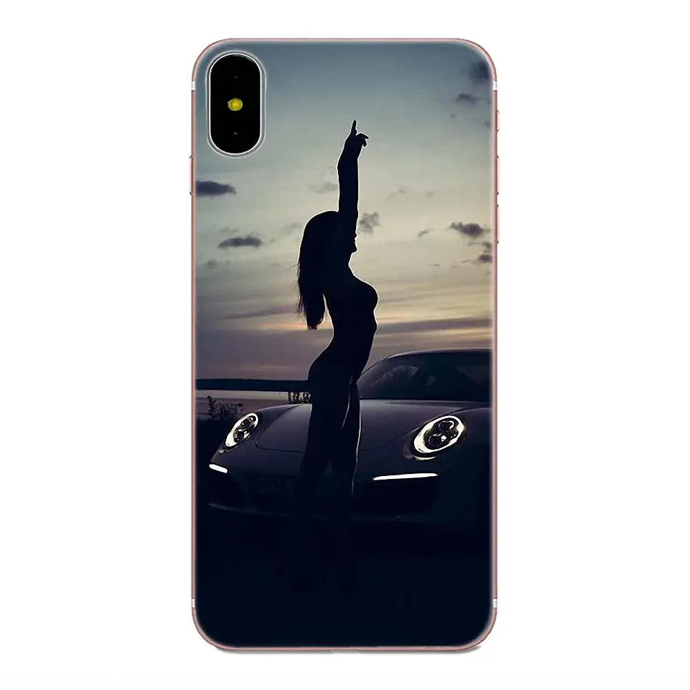 Супер Спортивная Автомобильная Мягкая коробка для звонков Apple iPhone 4 4S 5 5C 5S SE 6 6S 7 8