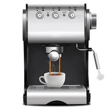 HIMOSKWA 1.3L Нержавеющая сталь Cafeteira эспрессо Кофе Паровая машина для взбивания молока 20BAR для коммерческих высокое качество 220V