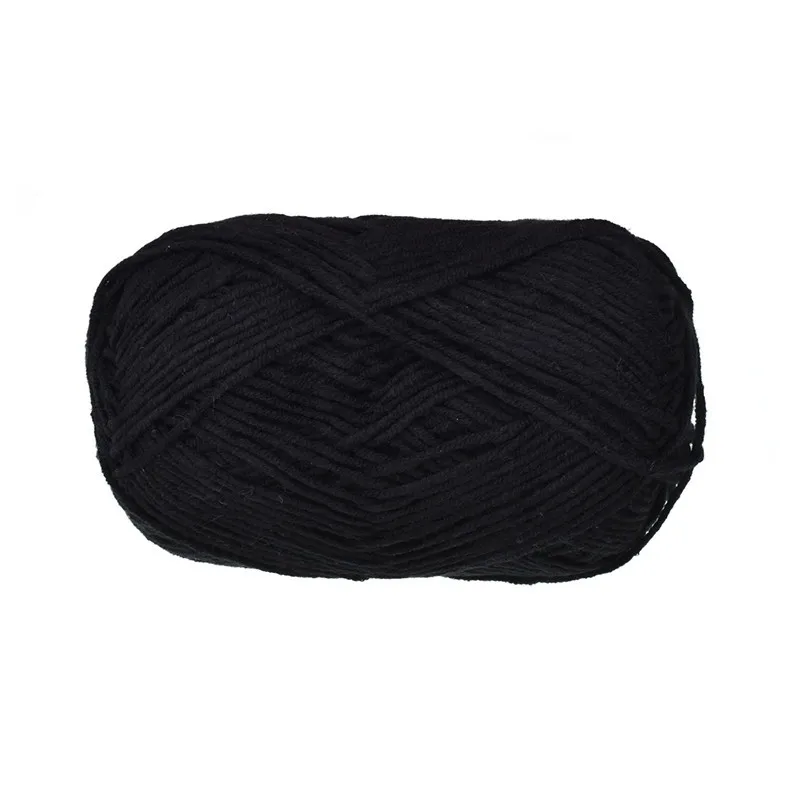 KOKNIT пряжа для ручного вязания детская молочная хлопчатобумажная пряжа волокна бархатная пряжа ручное вязание крючком из шерсти пряжа для свитера DIY - Цвет: C24