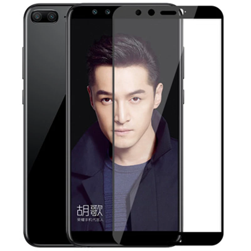Black Закаленное стекло для Huawei honor 9x9 lite 9 lite защитное стекло на honor 9 Lite light x защитная пленка для экрана полное покрытие Сенсорная Пленка - Цвет: Black