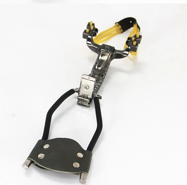 Мощный 2 резинки складные наручные рогатки стали катапульты для взрослых игр на открытом воздухе Охота CS War