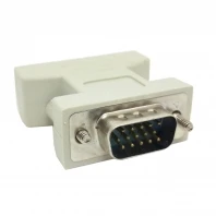 VGA SVGA RGB 15Pin папа к DVI I 24 + 5 Женский адаптер бежевый для видеокарты dvi vga адаптер|vga