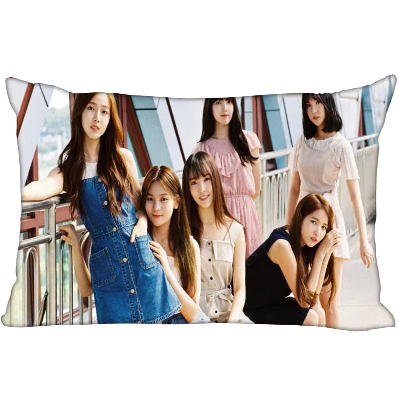 Горячая Корея-поп пользовательские GFRIEND атласная наволочка 35x45 см(одна сторона) печатный молния шелк наволочка индивидуальный логотип подарок - Цвет: 7