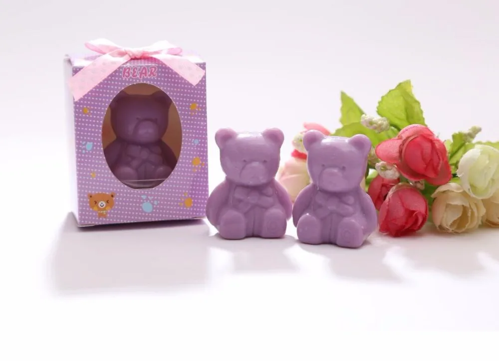 Мыло ручной работы с милым медведем 20 шт. сувениры для свадебной вечеринки дня