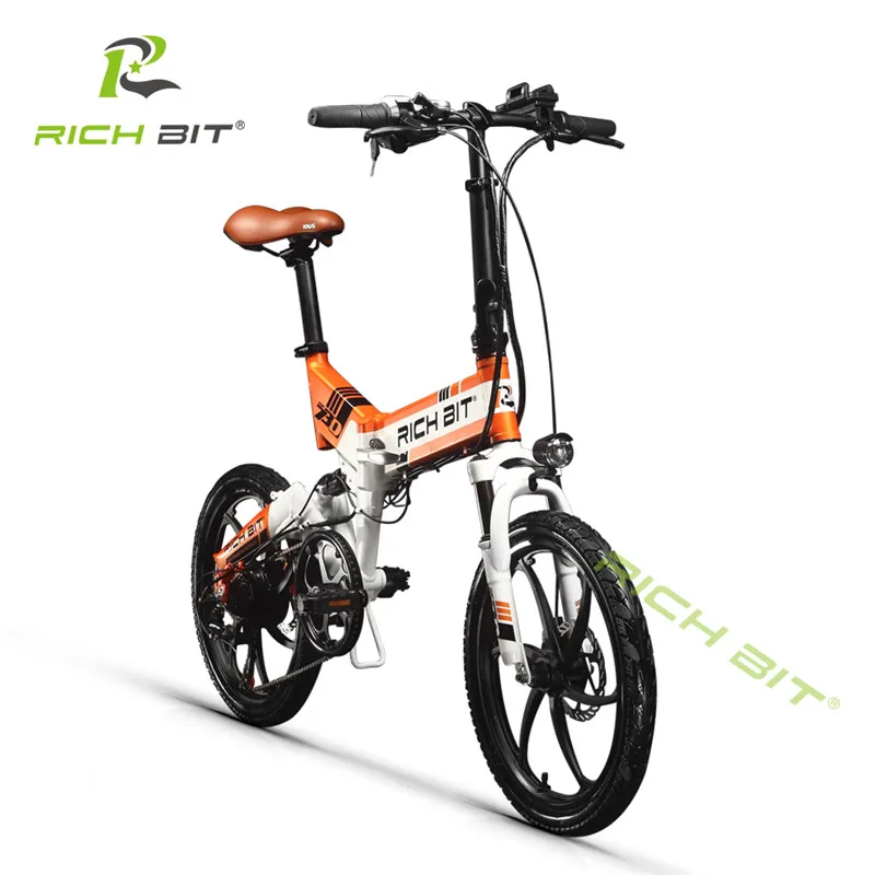 Электрический велосипед RichBit складной 48 В 8 А/ч 7 скоростей|bicicleta eletrica|folding electric