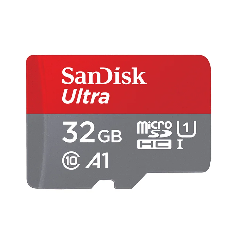32GB Карта памяти SanDisk Ultra 32 Гб 64 Гб SDHC Class 10 A1 UHS-I карта Micro SD Максимальная скорость чтения 98 м/с 16 Гб 128 ГБ TF карта Microsd - Емкость: 32GB