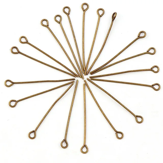Antique Bronze 200 шт. Заводские 18 мм 20 мм 22 мм 26 мм 30 мм 40 мм посеребренные Плоские Шпильки для изготовления ювелирных изделий DIY аксессуары для ювелирных изделий - Цвет: Antique Bronze