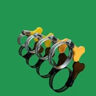 1 шт. 516 дюйма 8 мм латунный Y 3-ходовой запорный шаровой клапан1 шт. зажим клапана для фитинга шланга, заглушки топлива, газа, садового орошения