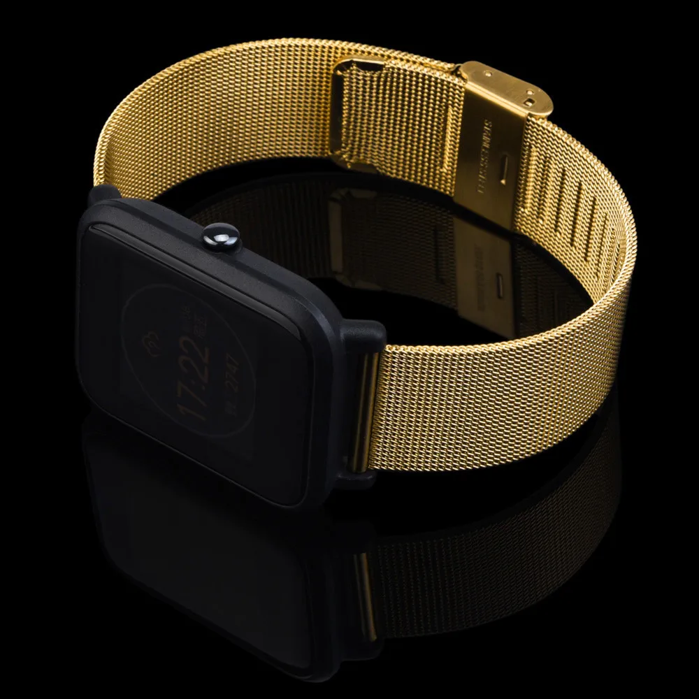Миланская браслет из нержавеющей стали ремешок для часов Huami Amazfit Bip Youth Watch