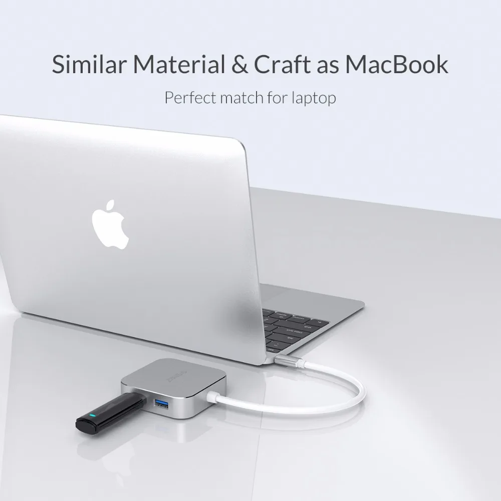 ORICO USB-C концентратор type-C для HDMI USB 3,0 адаптер для MacBook samsung Galaxy huawei mate 20 P20 Pro Высокоскоростной USB 3,0 концентратор type C