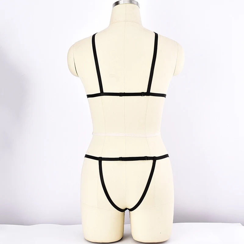 Сексуальный кружевной бюстгальтер портупея для тела пояс нижнее белье в