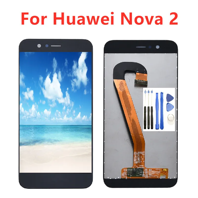 Высокое качество для Huawei NOVA 2 ЖК сенсорный экран дигитайзер сборка дисплей|Экраны