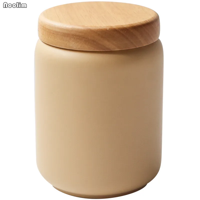 Керамическая простая герметичная банка банки для домашнего кухонного зерна