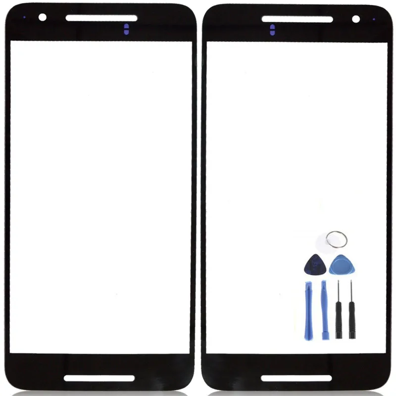 Для Google Nexus 6P запасная Передняя стеклянная панель для ремонта экрана телефона Huawei