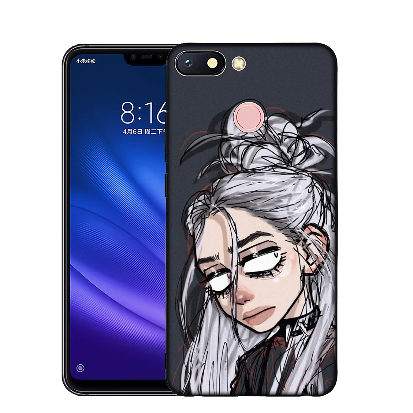 Мягкий силиконовый чехол Billie Eilish 13 Girl для Xiaomi Mi 10 9 8 A3 A2 9T Pro Lite SE A1 CC9 CC9E 5X 6X |