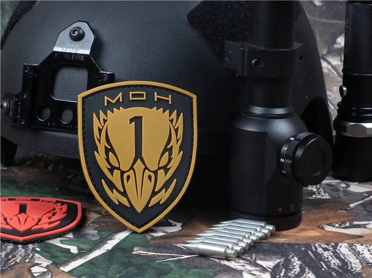 Медаль почета Патчи ПВХ военный MOH warfighter промо blackbird патчи крюк боевой