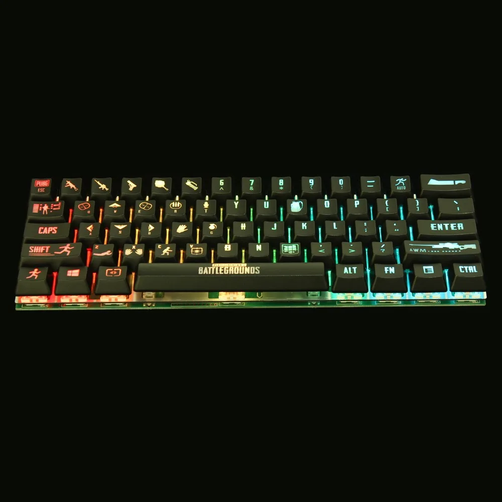 YMDK Battlegrounds ABS новинка 61 87 108 1 5 мм толщина светящаяся сквозь колпачок только