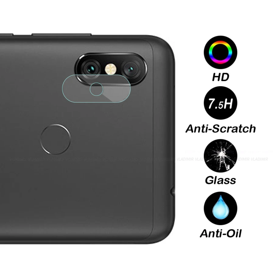 Vladimir объектив прозрачное закаленное стекло для Xiaomi Redmi Note 6 5 Pro глобальная задняя