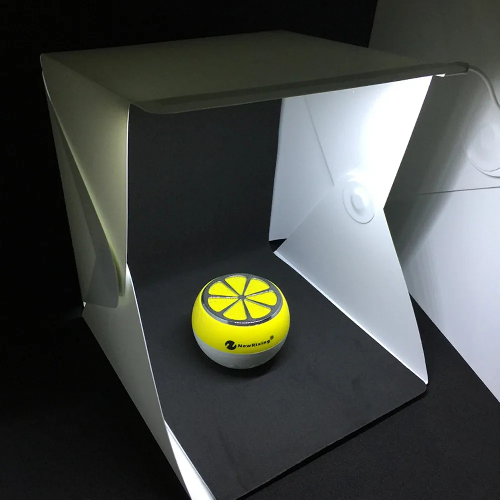 Складной мини светильник фтбокс для студийной фотосъемки 20 х20 см|lightbox led|lightbox