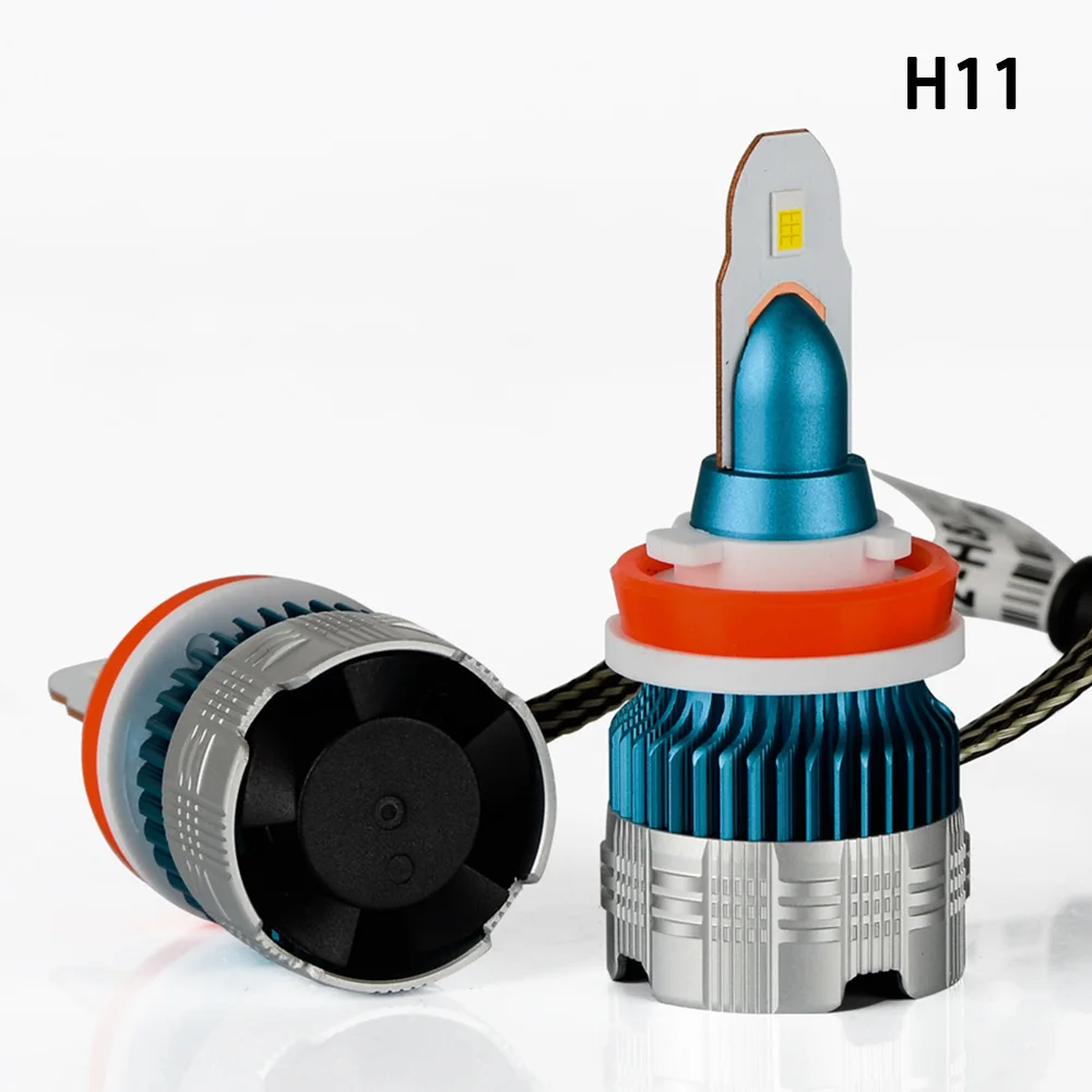 Мини H11 LED H1 H4 H3 HB4 H8 HB3 H27 9005 9006 H7 светодиодный головной светильник 60 Вт 6000LM