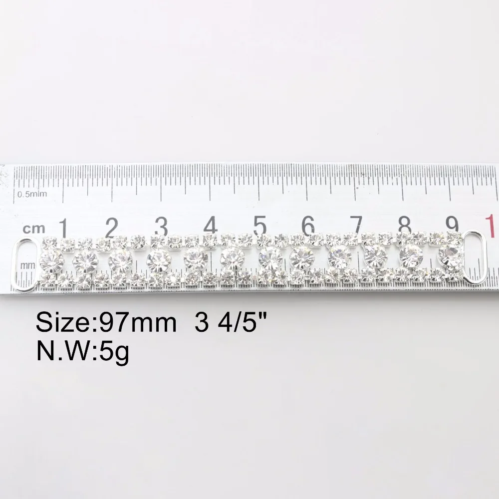 97 мм 3 4/5 &quotDiamante Кристалл Rhinestone Инструменты для наращивания волос бикини Одежда