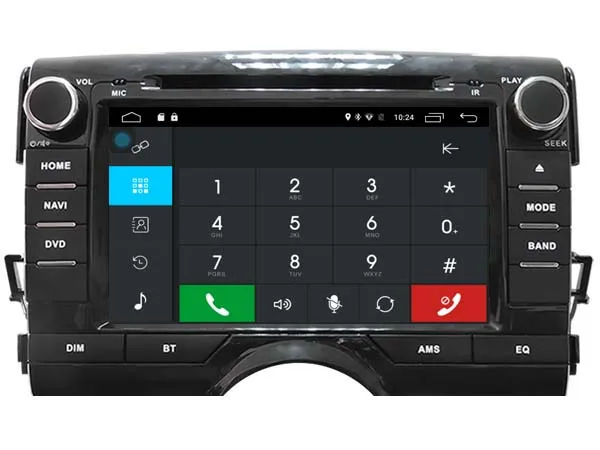 Eunavi 2 din четырехъядерный 8 ''автомобильный dvd-плеер Android 6 0 GPS навигация для Toyota