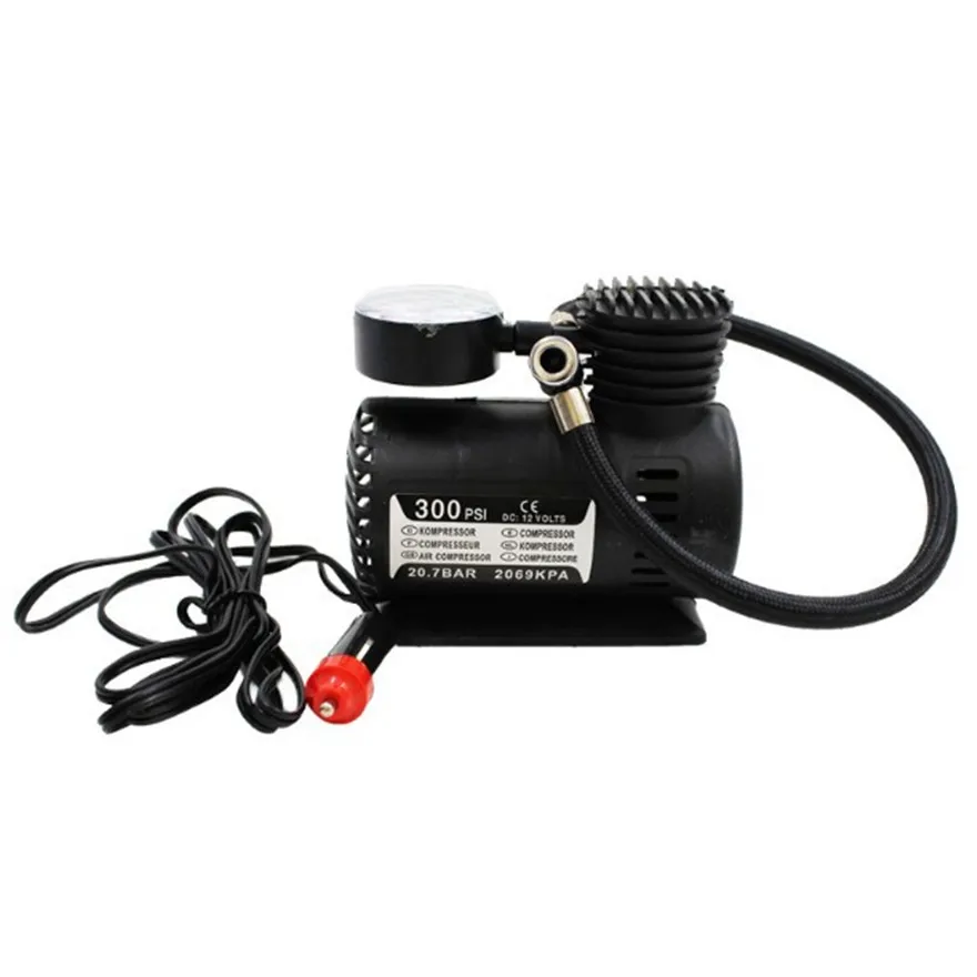 Микро воздушный насос для автомобильных покрышек 12 В мини автомобильный