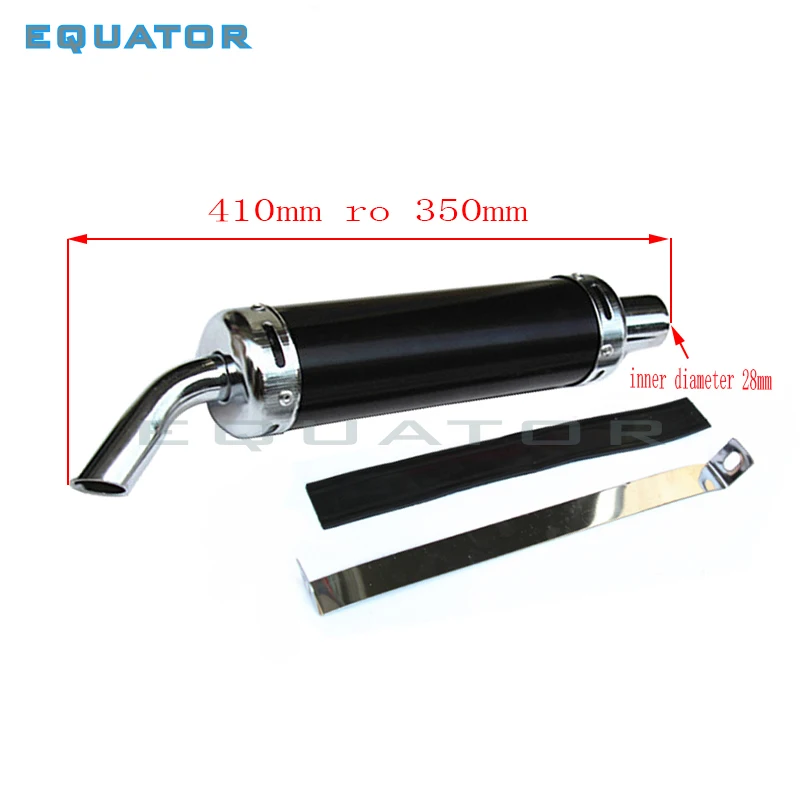 Запчасти для мотоцикла глушитель выхлопной трубы подходит Apollo Chinese подключения 28