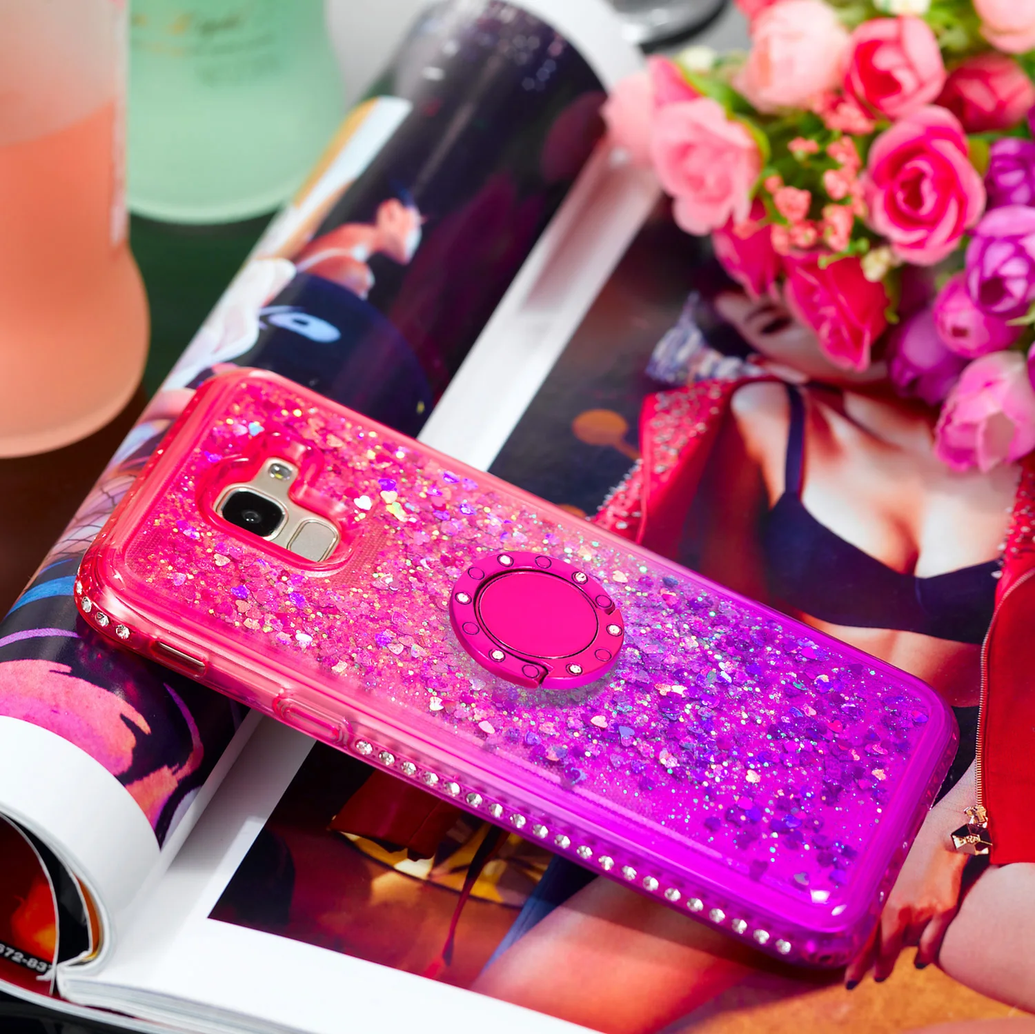 Quicksand bling Phone Case For Samsung Galaxy J6 2018 European version Cover TPU Back |