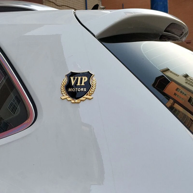 3D логотип VIP Motors Металлическая Автомобильная хромированная эмблема бейдж