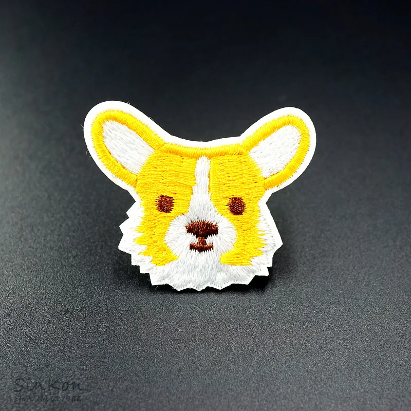 Вышитая аппликация Corgi Dog (Размер: 4 0x4 6 см)|badge patch|sewing patchpatches embroidered |