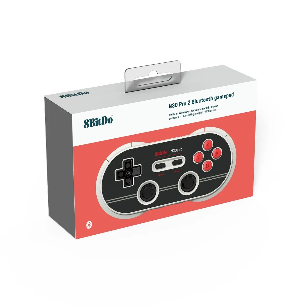 8BitDo N30 Pro2 Bluetooth геймпад беспроводной контроллер Mit джойстик Schalter для переключения пара Windows macOS Android Raspberry PI