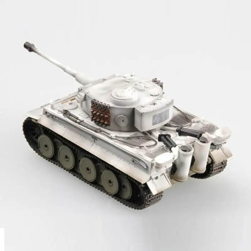 WW2 Немецкий Тигр 1 модель танка SS 1943 зимняя камуфляжная 1/72 легкая |