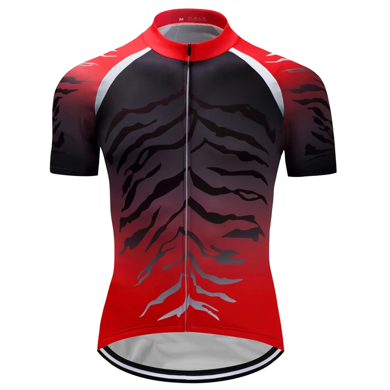 

2020 New Men's Jerseys Quick Dry Breathable Top Cycling Racing Outdoor Biking Short Sleeve Fashion Volcanic Pattern Sport Shirts