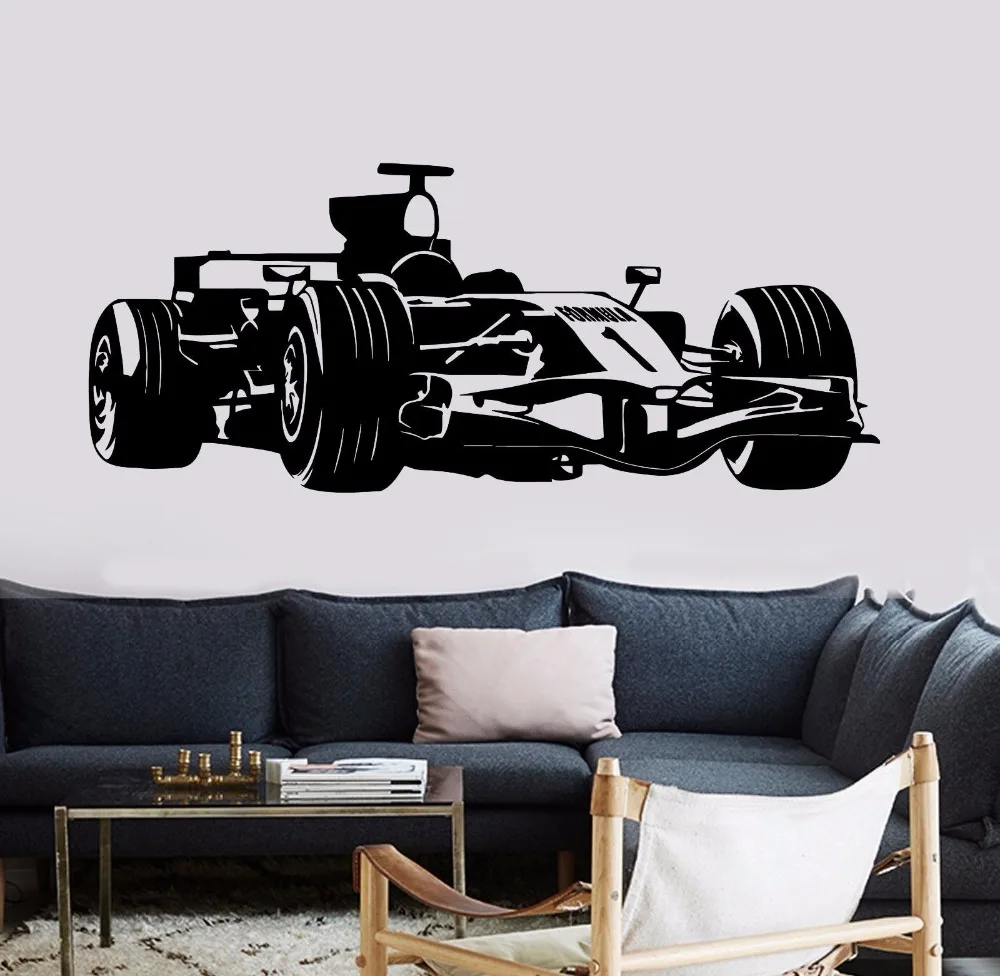 Karting Racing Formula One Автомобильная Наклейка на стену гоночный автомобиль Клубное