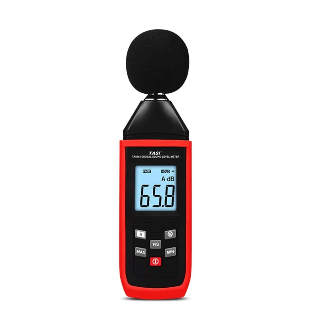 TA8151 Sound Level Meter Digital Noise Tester 30-130dB Decibel Monitoring Meters with Bracket | Инструменты