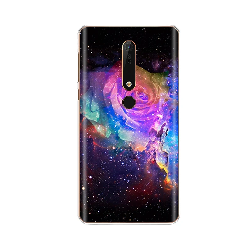 NO.71 Силиконовый чехол для nokia 6 6,1 8 для nokia 6 чехол для nokia 6. 1 plus Мягкий ТПУ чехол для задней панели телефона чехол бампер узор - Цвет: NO.71