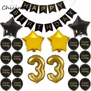 Баннер из воздушных шаров для дня рождения, 16, 17, 21, 22, 24, 25, 26, 27 лет