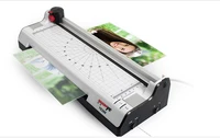 a4 multi function 2 in 1 photo thermal cold pouch laminatorpaper trimmer paper cutter with 10pcs plastic film