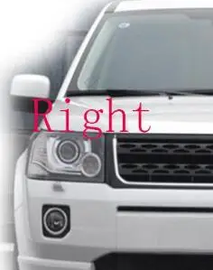 Для Land Rover freelander 2 2013- передние фары стекло Маска крышка лампы прозрачный корпус лампы маски 2 стекла - Цвет: Right