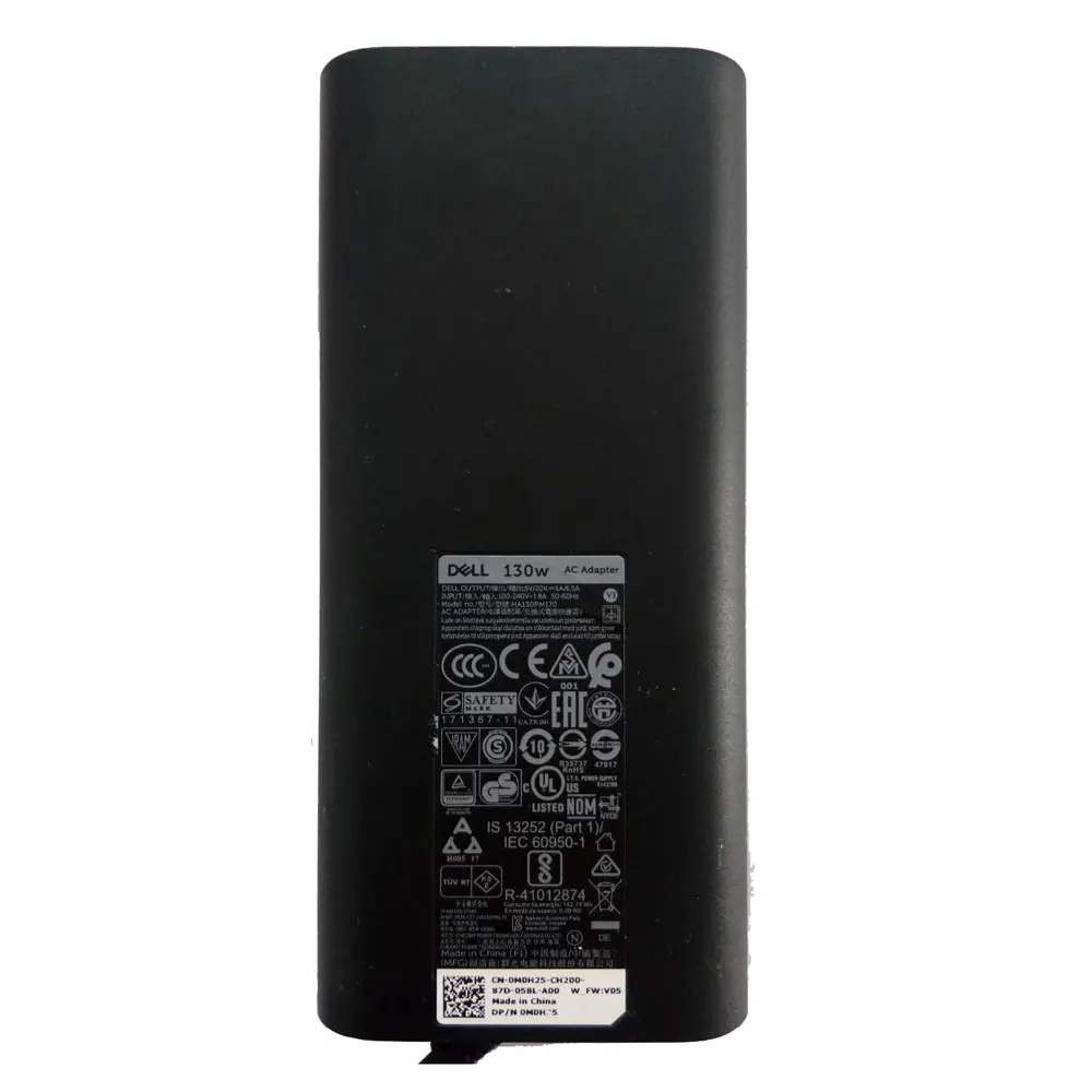 Новый оригинальный 130 Вт AC USB Type C адаптер питания для Dell XPS 15 9575 9570 зарядное
