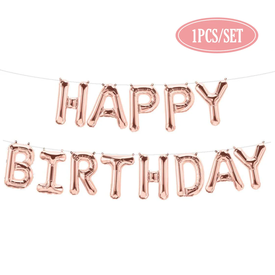 Розовое золото Воздушные шары с буквами вечерние украшения Роза свадебный душ